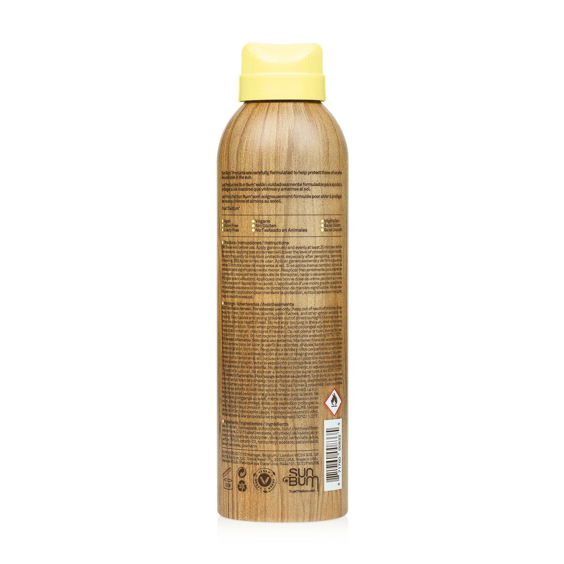  Sun Bum Spray Solaire Original Spf 50 - Résistant A L'eau