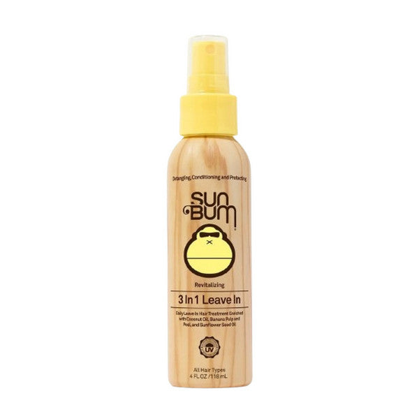  Sun Bum Soin Cheveux Sans Rinçage Hydrate Protège Et Démêle - 3 En 1