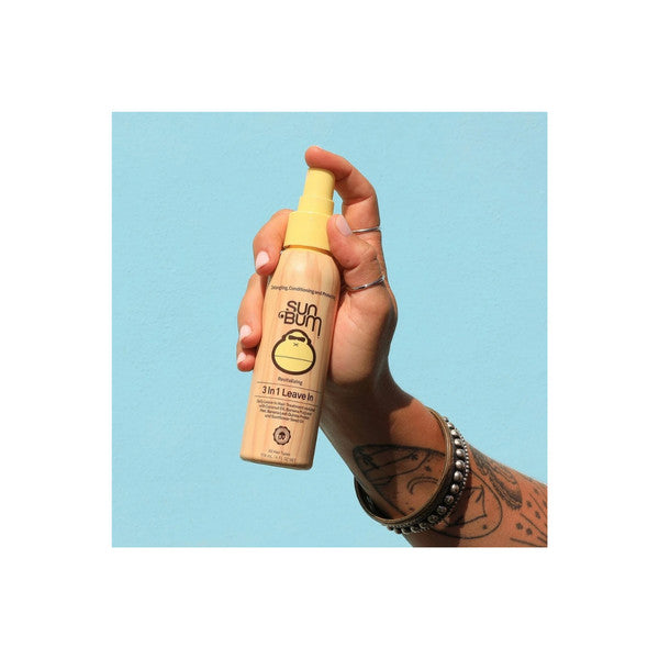  Sun Bum Soin Cheveux Sans Rinçage Hydrate Protège Et Démêle - 3 En 1
